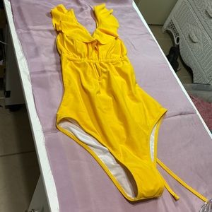 Cupshe Swim Suite Yellow
